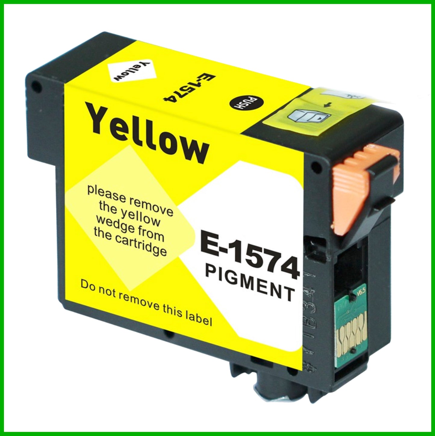 Compatible Epson 1574 Yellow T157 Ink Cartridge (Turtle)