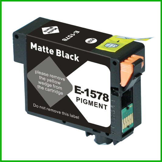 Compatible Epson 1578 Matt Black T157 Ink Cartridge (Turtle)