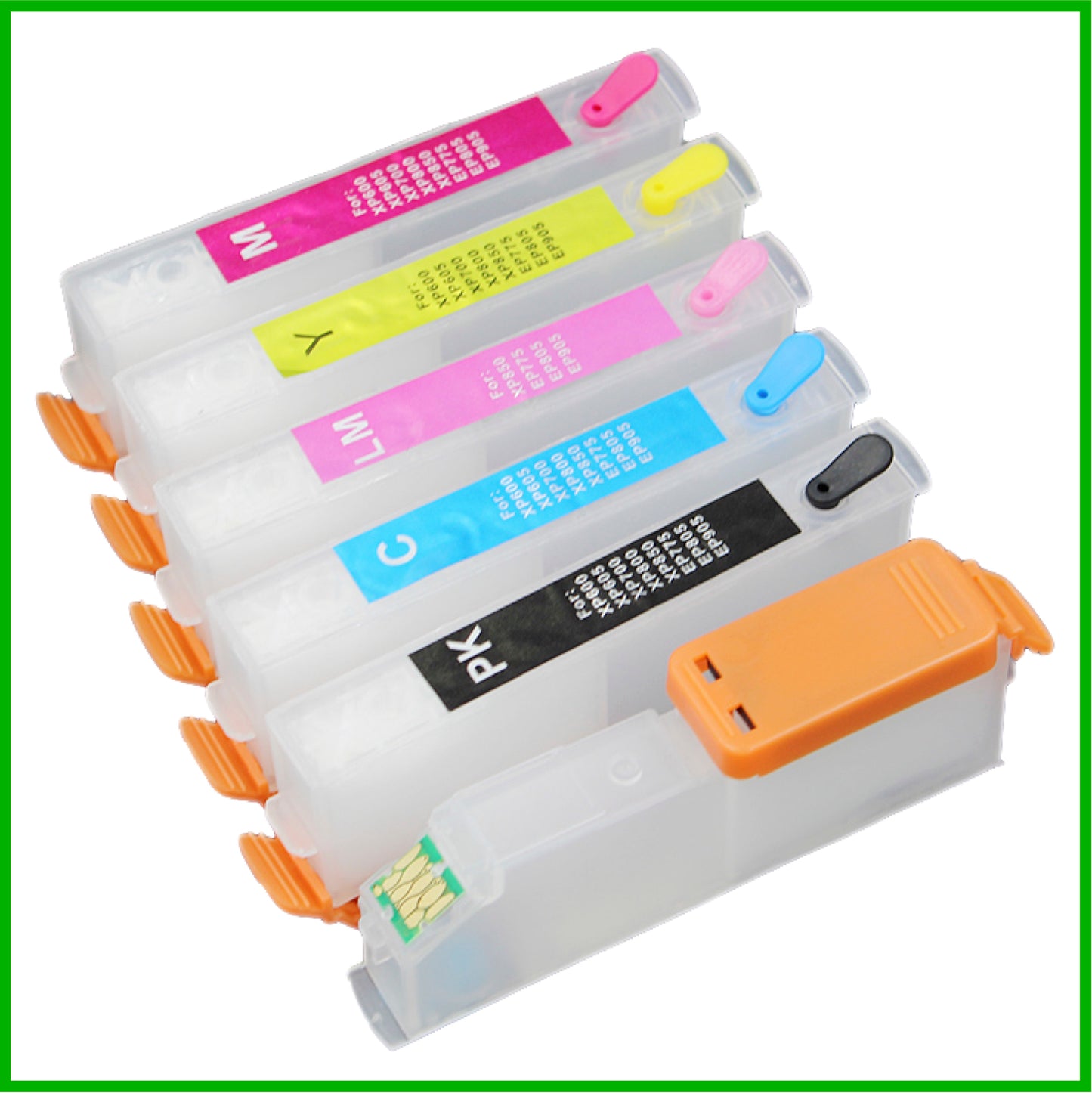 Refillable 24XL Cartridges with ARC Chips for Epson Expression Photo