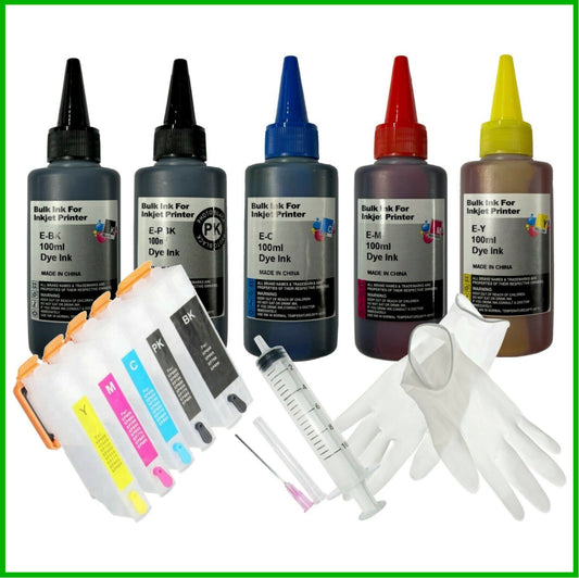 Refill Starter Kit - 33XL Cartridges with ARC Chip & Ink for Epson Expression Premium