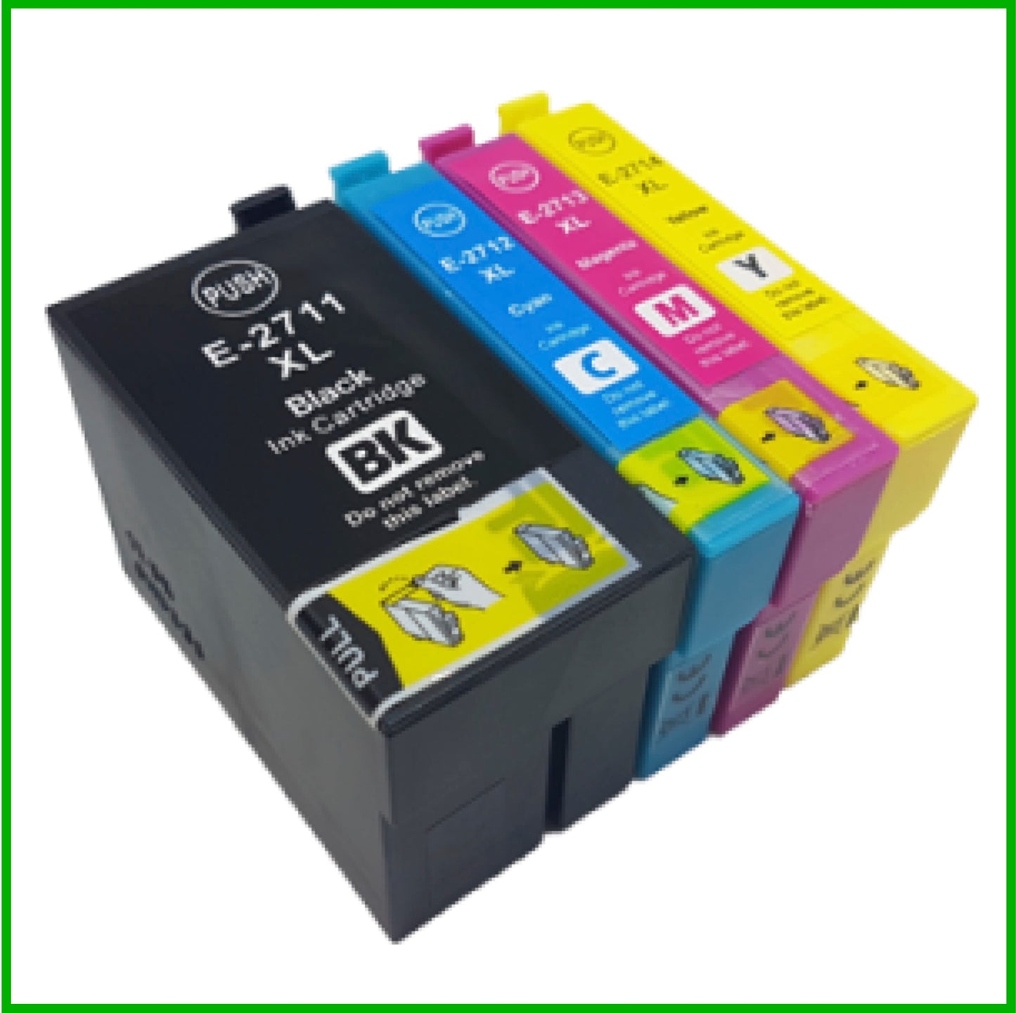 Compatible Epson 27XL Multipack Ink Cartridges BK/C/M/Y (Alarm Clock)