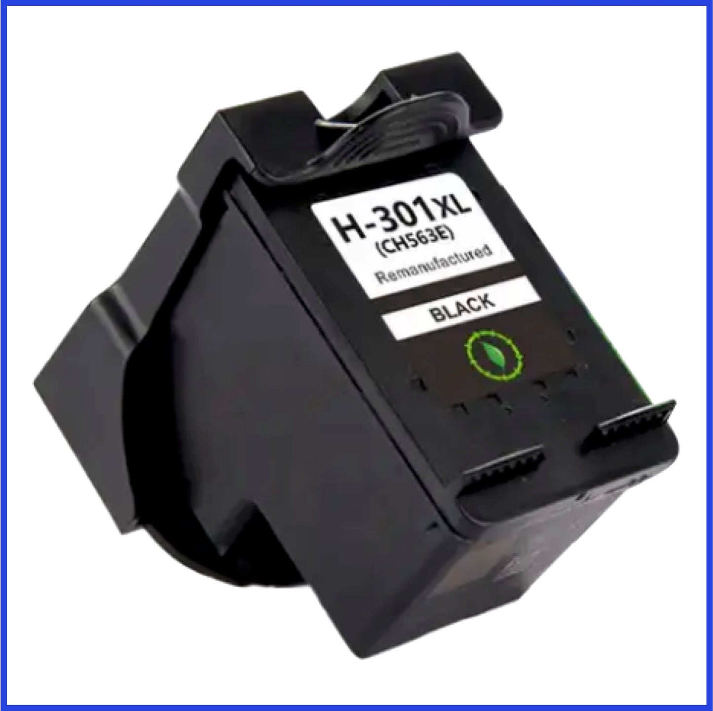 Remanufactured HP 301XL High Capacity Black Ink Cartridge (Compatible Replacement)