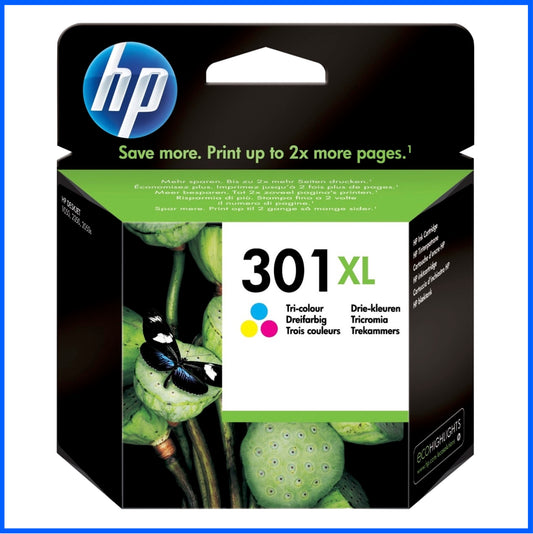 HP 301XL High Capacity Tri-colour Ink Cartridge (Original)