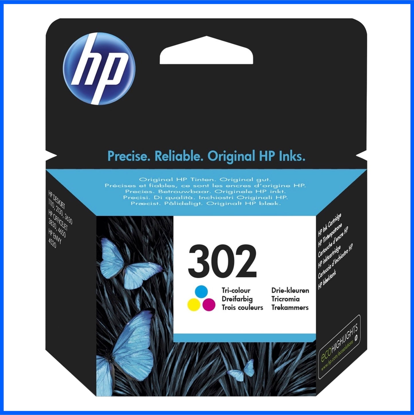 HP 302 Tri-colour Ink Cartridge (Original)