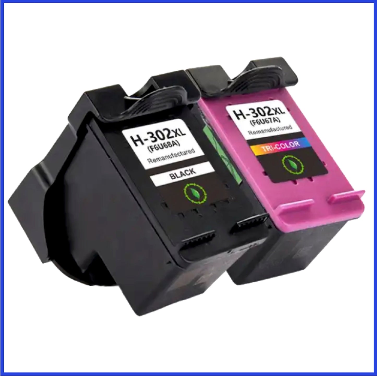 Remanufactured HP 302XL High Capacity Multipack of Ink Cartridge (Compatible Replacement)