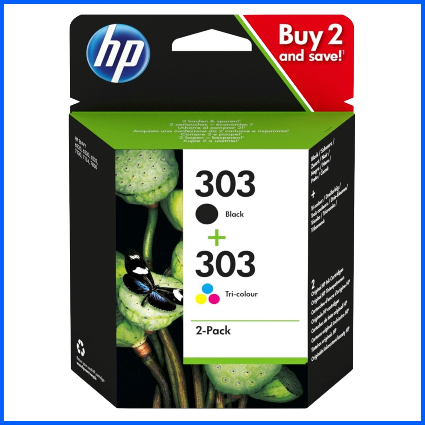 HP 303 Multipack Ink Cartridges (Original)