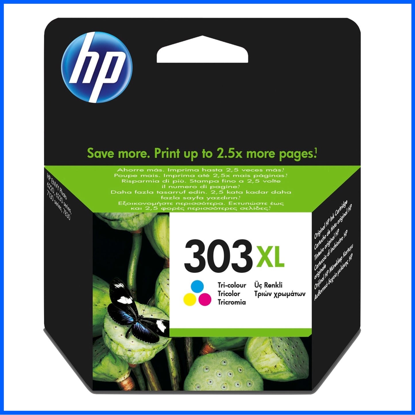 HP 303XL High Capacity Tri-colour Ink Cartridge (Original)