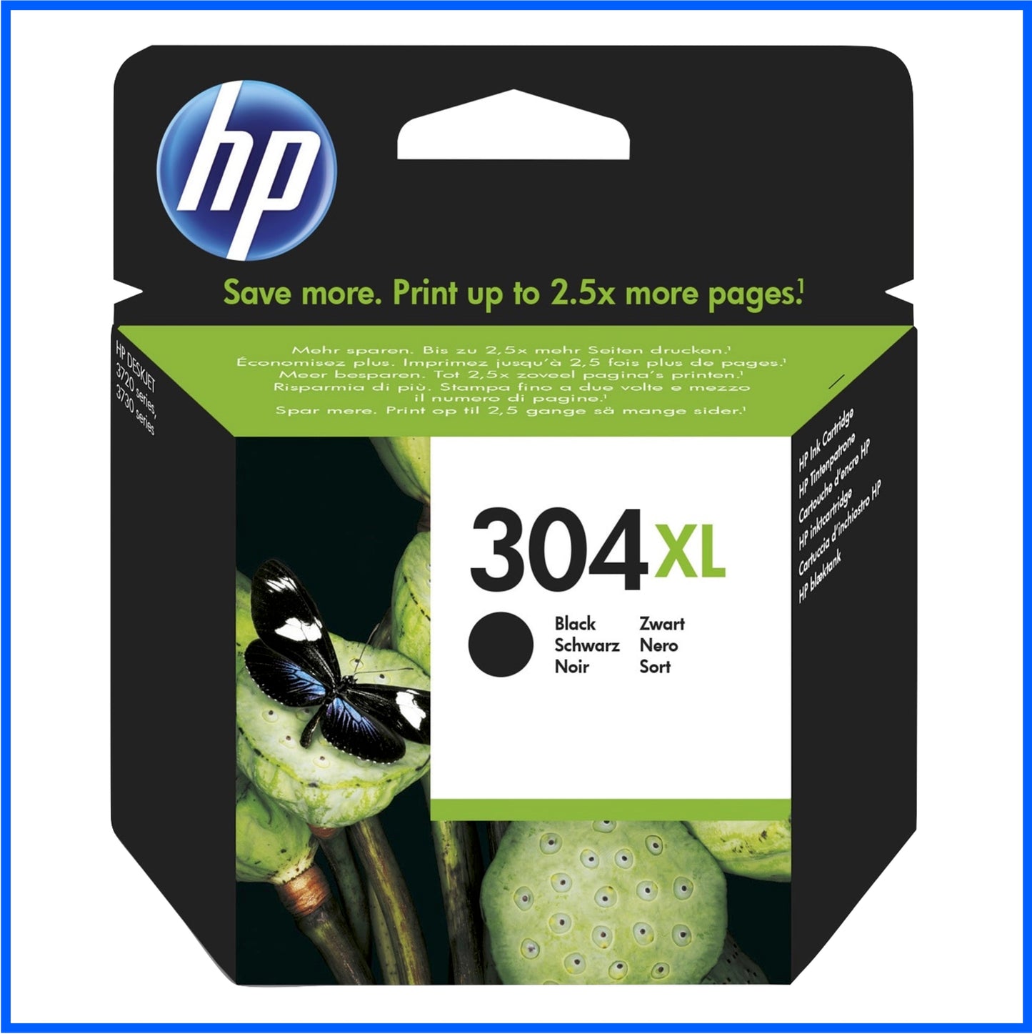 HP 304XL High Capacity Black Ink Cartridge (Original)