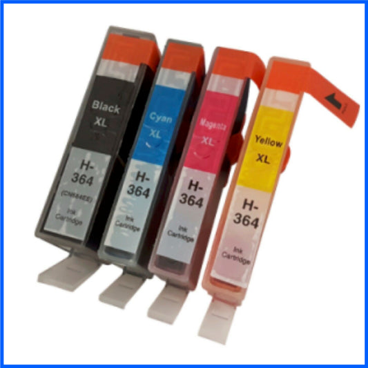 Compatible HP 364XL Multipack Ink Cartridges BK/C/M/Y