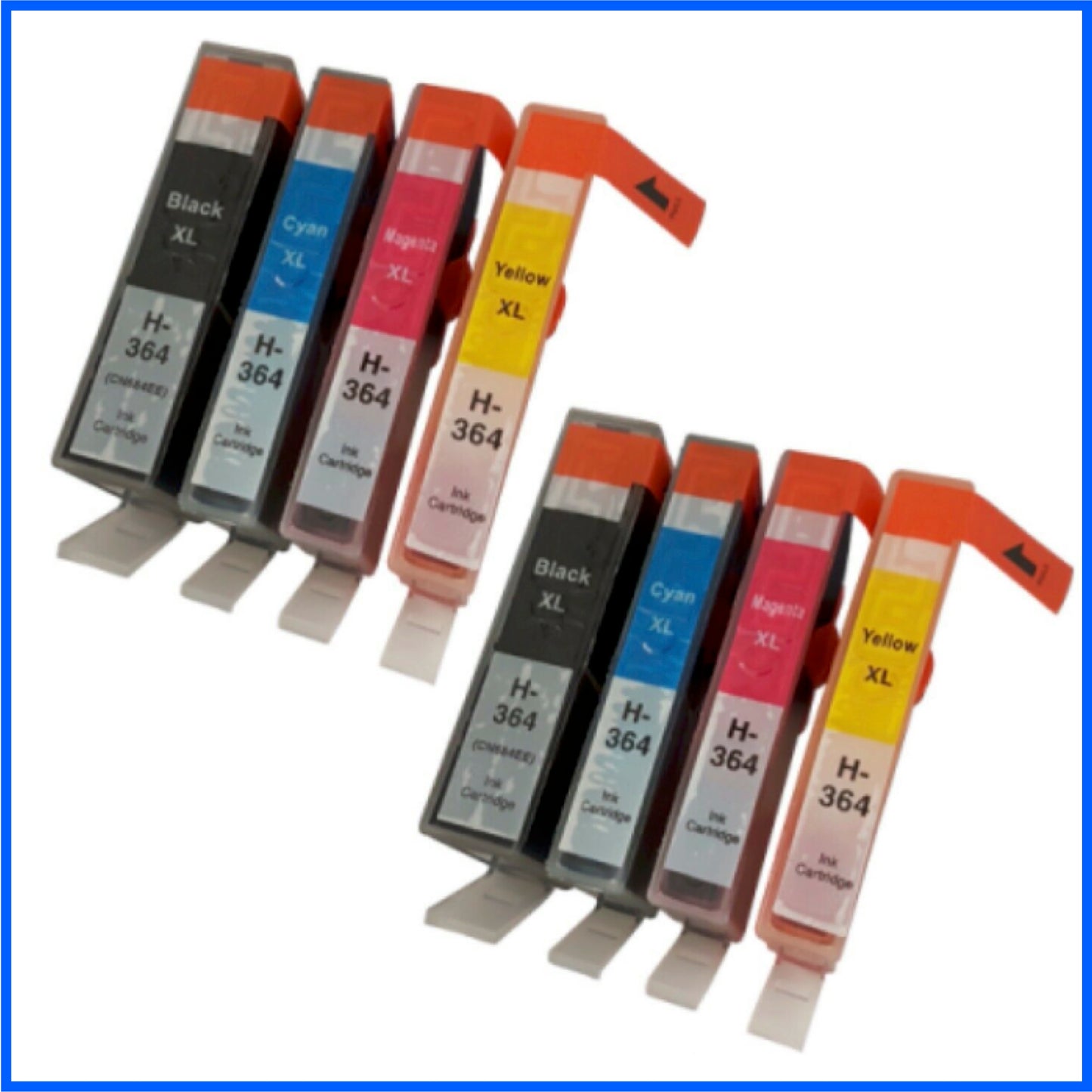 Compatible HP 364XL Multipack x2 Ink Cartridges BK/C/M/Y