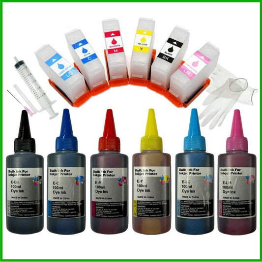 Refill Starter Kit - 378XL Cartridges with ARC Chip & Ink for Epson Expression Photo