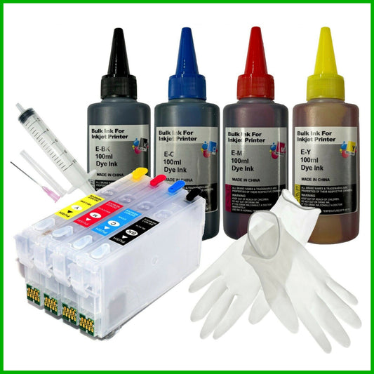 Refill Starter Kit - 35XL Cartridges with ARC Chip & Ink for Epson WorkForce