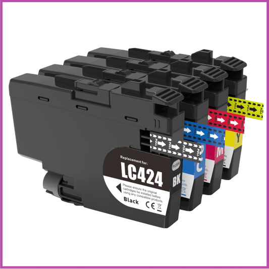 Compatible Brother 424 Ink Cartridges (Rubber Band Ball)