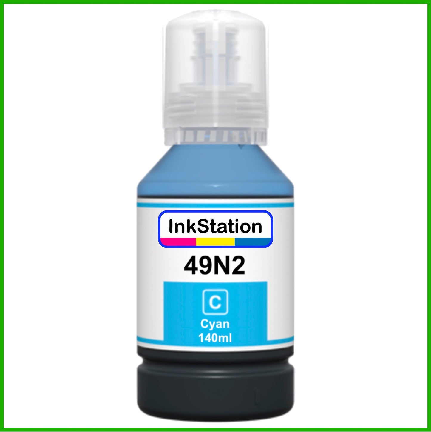 Compatible Cyan Sublimation Ink Bottle for T49N Epson SureColour Printers