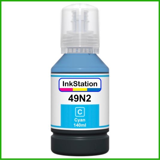 Compatible Cyan Sublimation Ink Bottle for T49N Epson SureColour Printers
