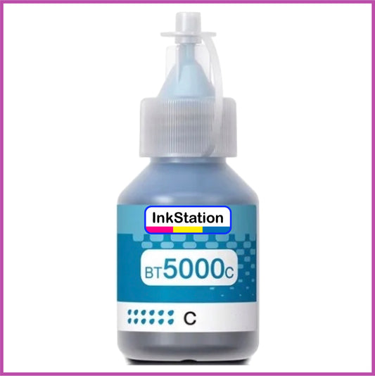 Compatible Cyan Ink Bottle for Brother BT5000 (50ml)
