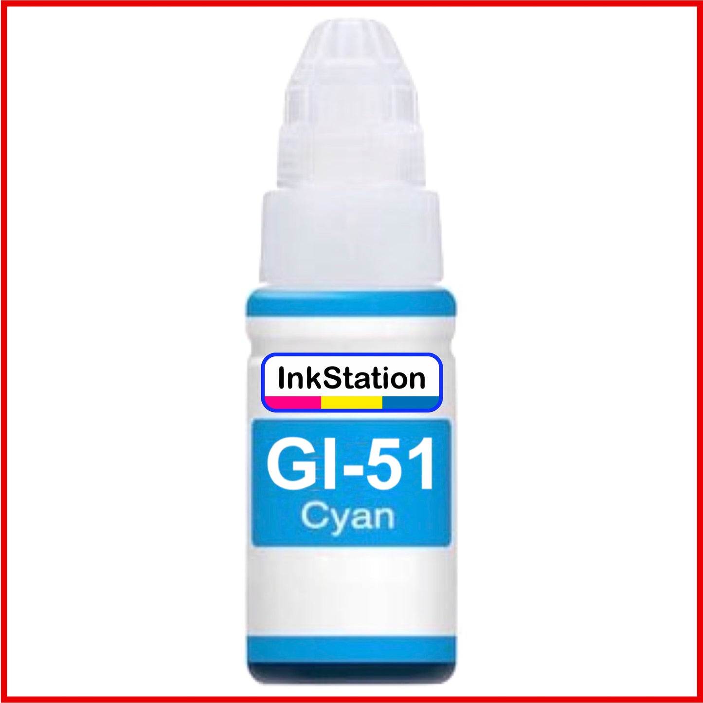 Compatible Cyan Ink Bottles for GI-51 Canon Pixma