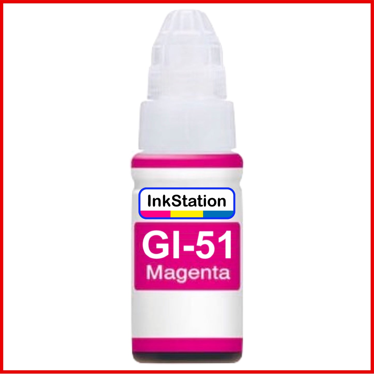 Compatible Magenta Ink Bottles for GI-51 Canon Pixma