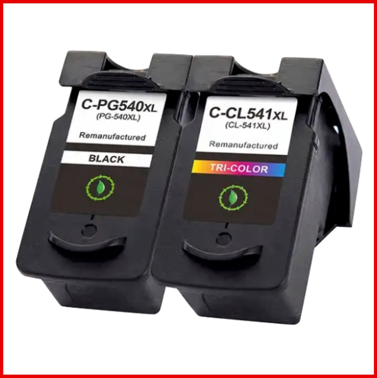 Remanufactured Canon 540XL / 541XL High Capacity Multipack of Ink Cartridge (Compatible Replacement)
