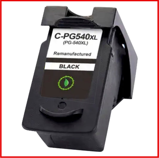 Remanufactured Canon 540XL High Capacity Black Ink Cartridge (Compatible Replacement)