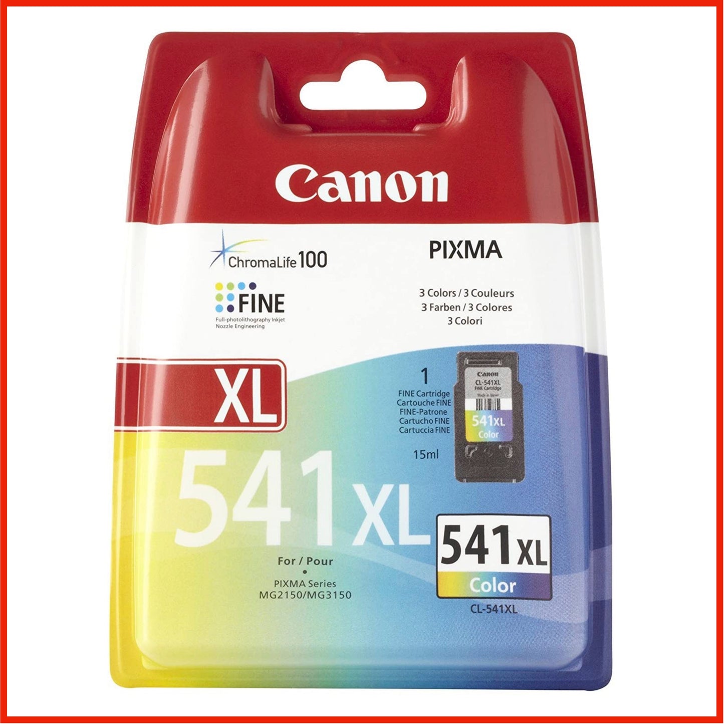 Canon CL-541XL High Capacity Tri-colour Ink Cartridge (Original)