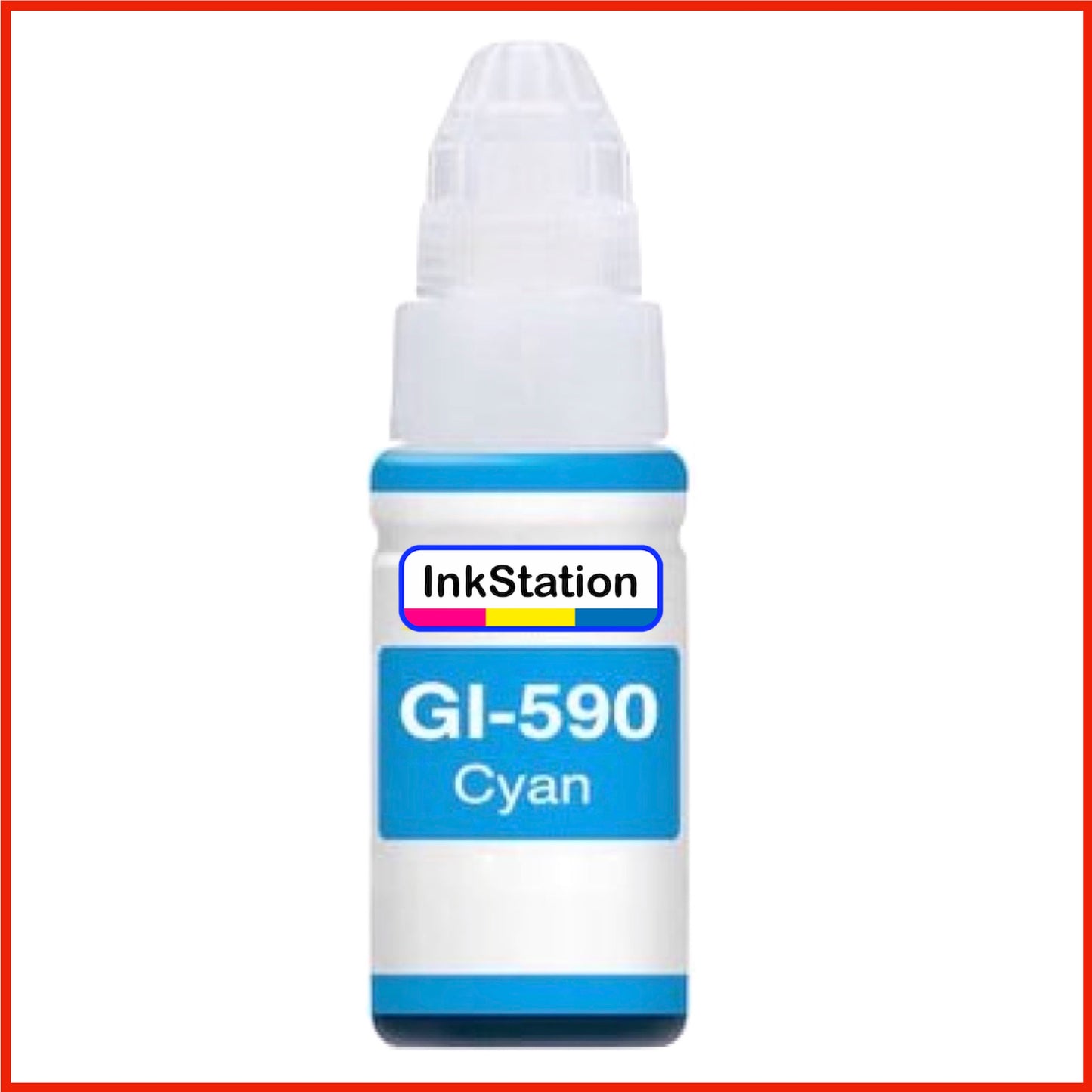 Compatible Cyan Ink Bottle for 590 Canon Pixma Megatank (70ml)