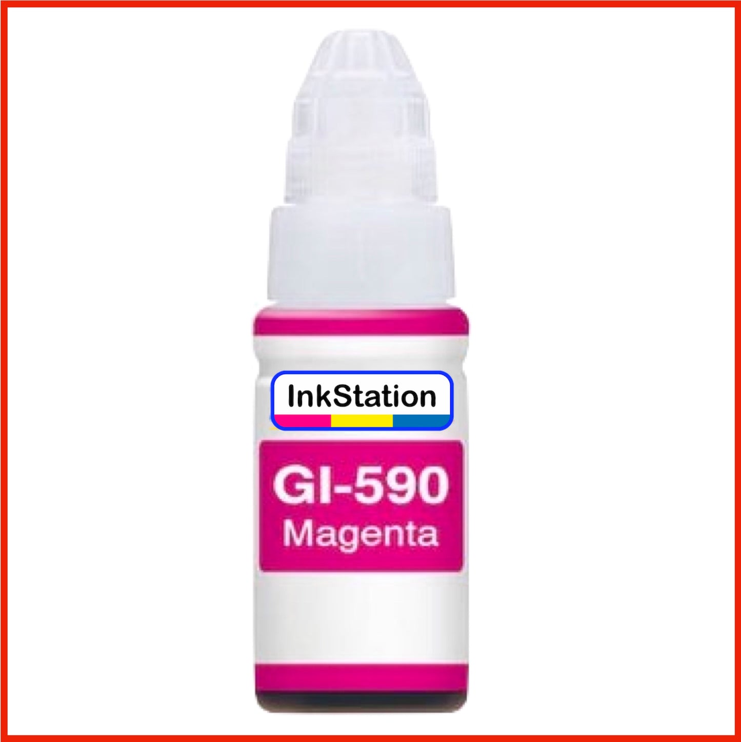 Compatible Magenta Ink Bottle for 590 Canon Pixma Megatank (70ml)