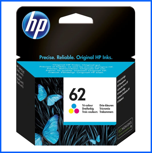 HP 62 Tri-colour Ink Cartridge (Original)