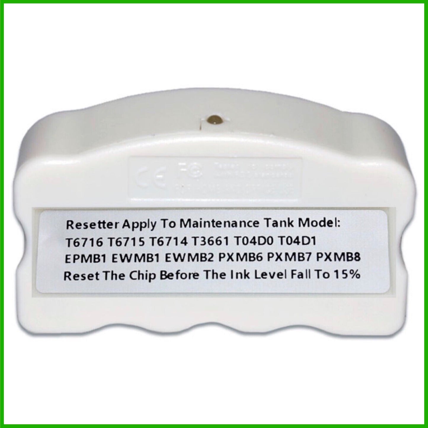 Chip Resetter For Epson T6716 Maintenance Box