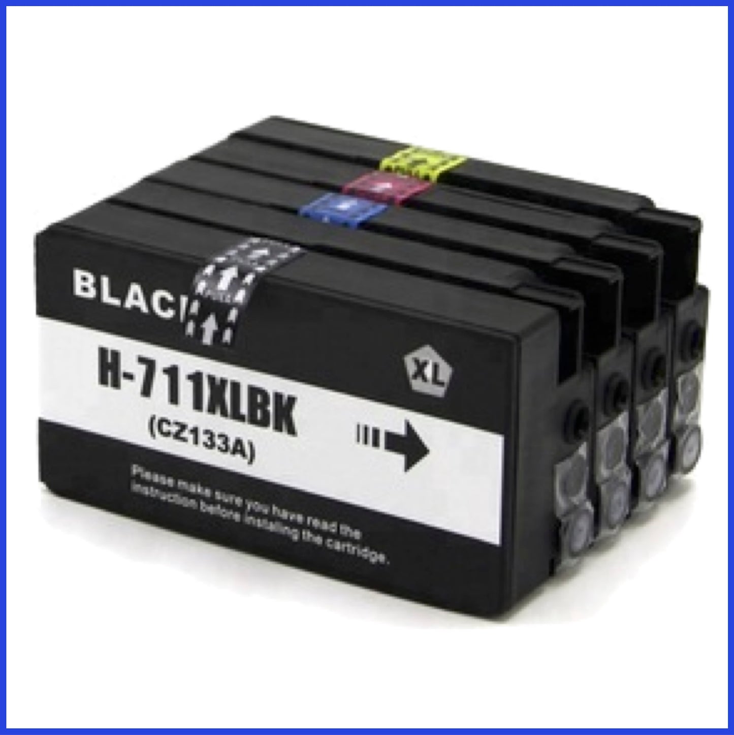 Compatible HP 711XL Multipack Ink Cartridges BK/C/M/Y