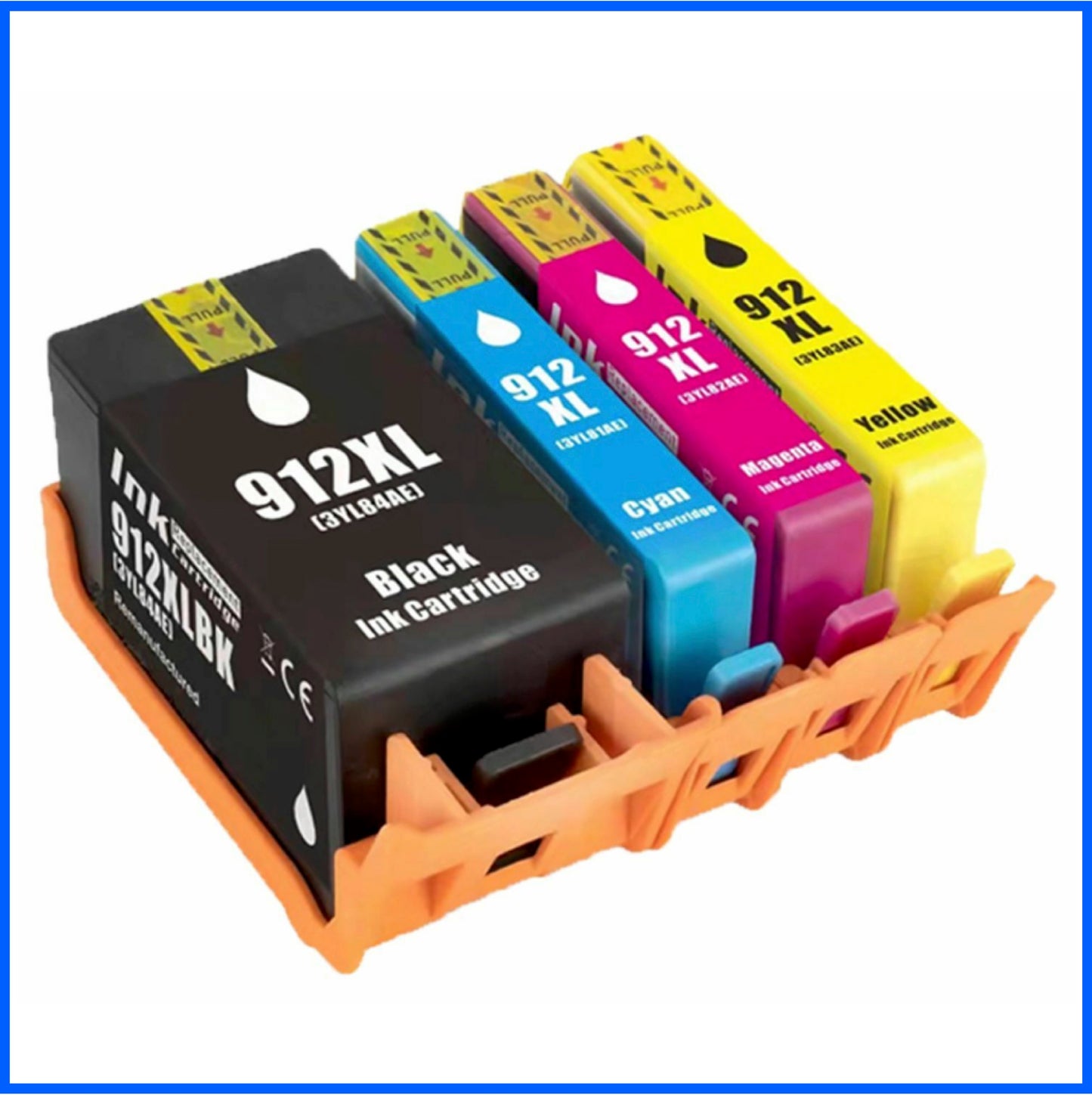 Compatible HP 912XL Multipack Ink Cartridges BK/C/M/Y