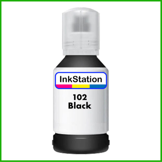 Compatible Black Ink Bottle for 102 Epson EcoTank (127ml)