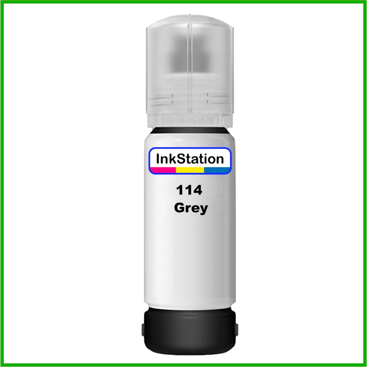 Compatible Grey Ink Bottle for 114 Epson EcoTank (70ml)
