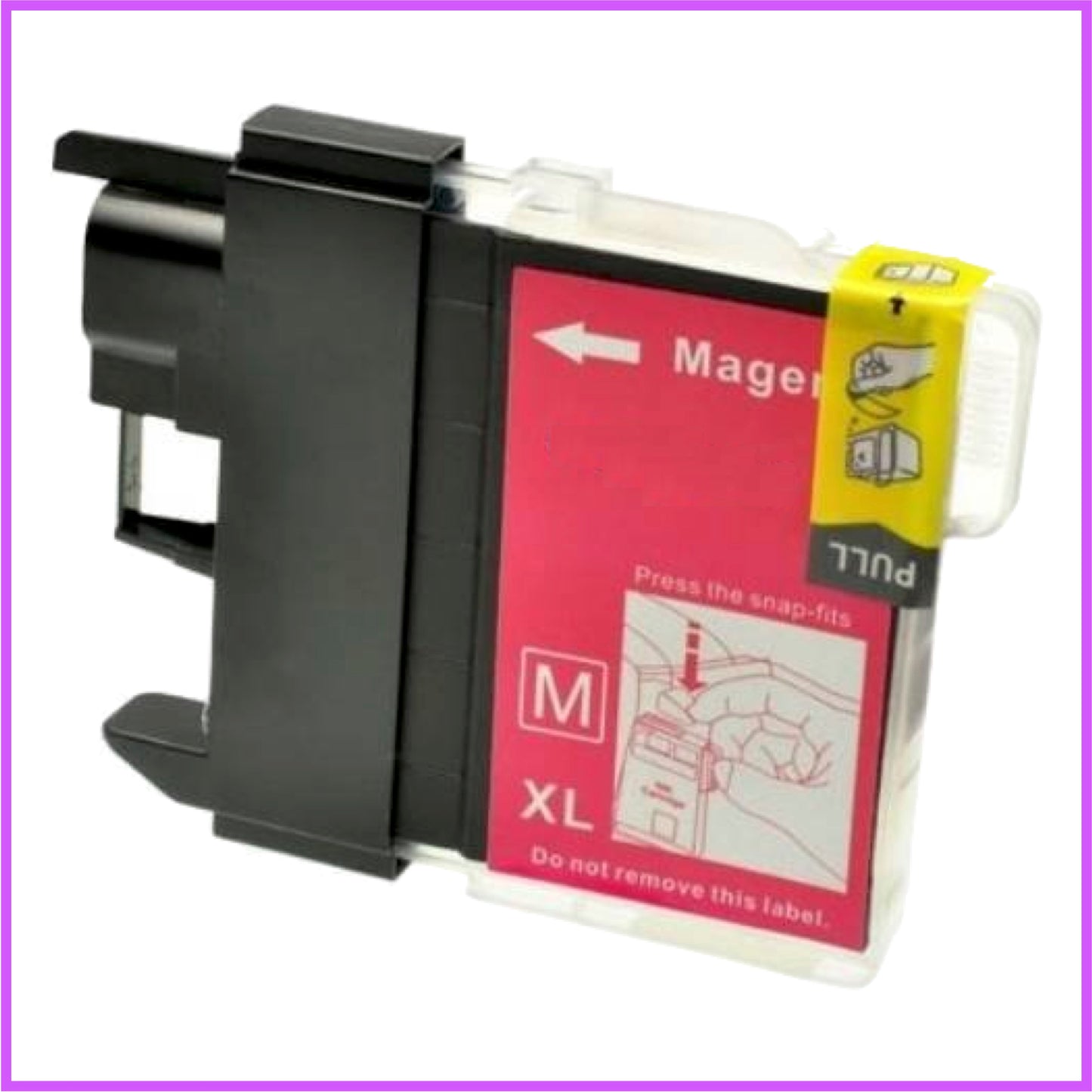 Compatible Brother 1100XL Magenta Ink Cartridge (Saturn)