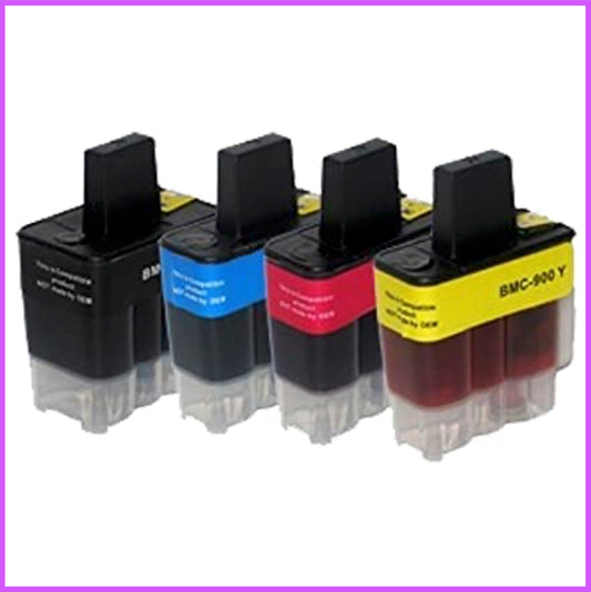 Compatible Brother 900XL Multipack Ink Cartridges BK/C/M/Y (Milkyway)
