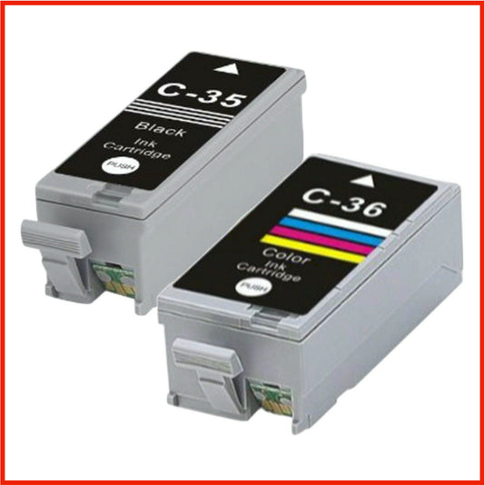 Compatible Canon 35 & 36 Ink Cartridges