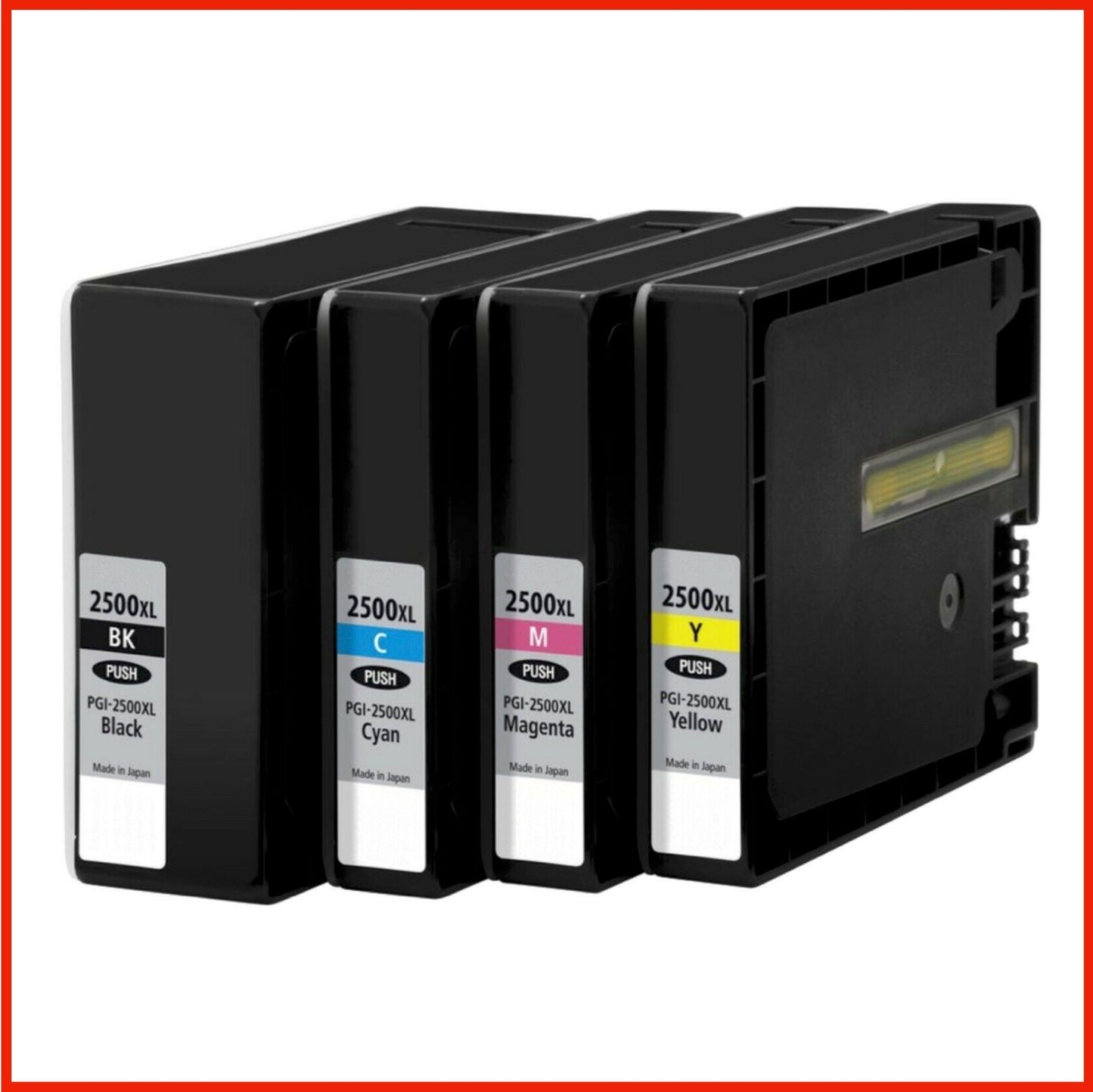 Compatible Canon 2500XL Multipack of Ink Cartridges B/C/M/Y