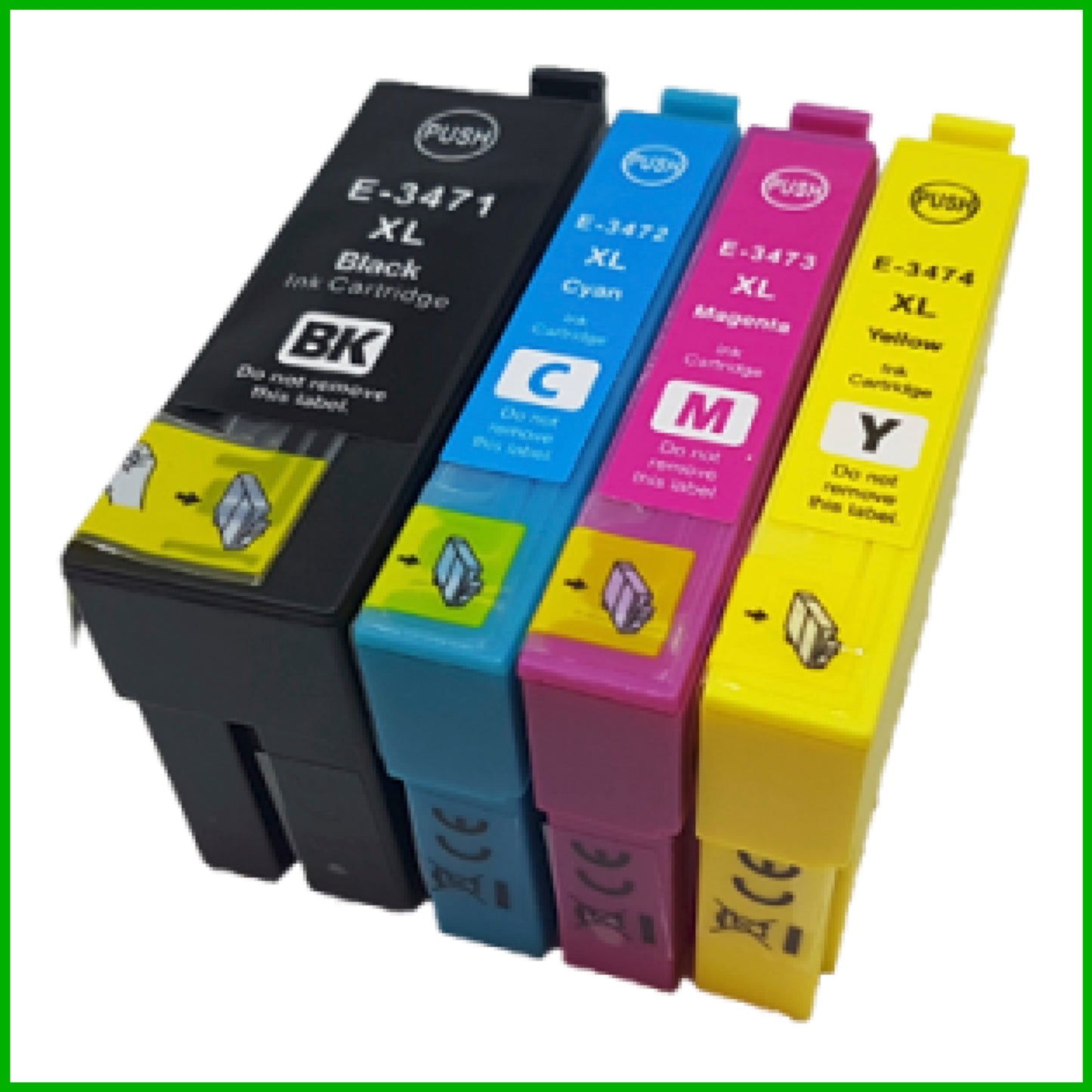 Compatible Epson 34XL Multipack Ink Cartridges BK/C/M/Y (Golf Ball)