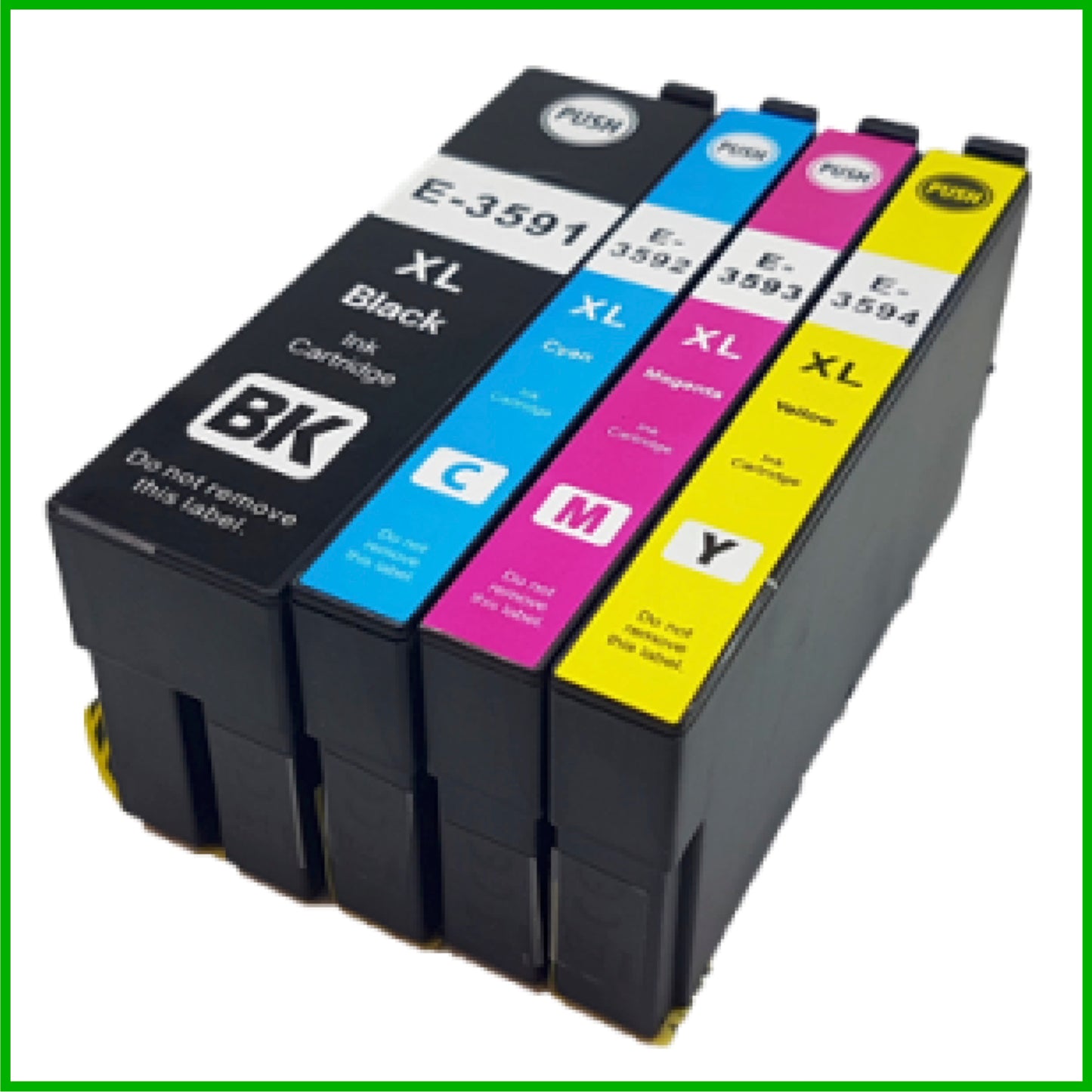 Compatible Epson 35XL Multipack Ink Cartridges BK/C/M/Y (Padlock)