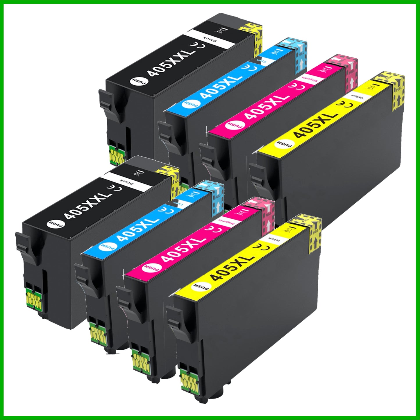 Compatible Epson 405XXL Multipack x2 Ink Cartridge (Suitcase) B/C/M/Y