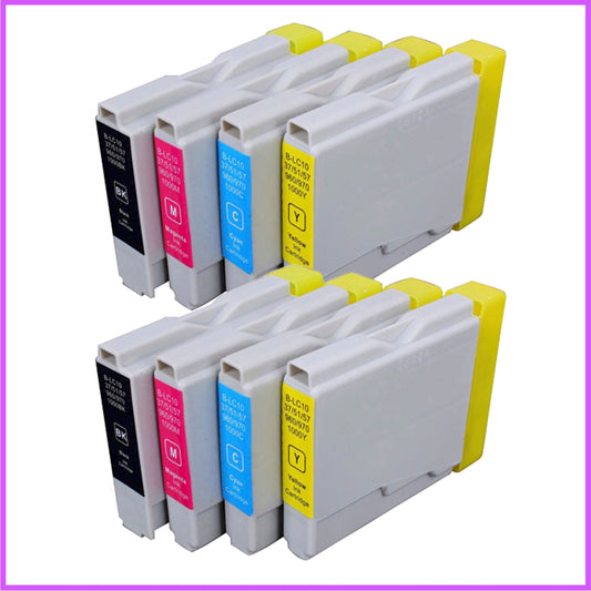 Compatible Brother 1000XL Multipack x2 Ink Cartridges BK/C/M/Y (Moon)