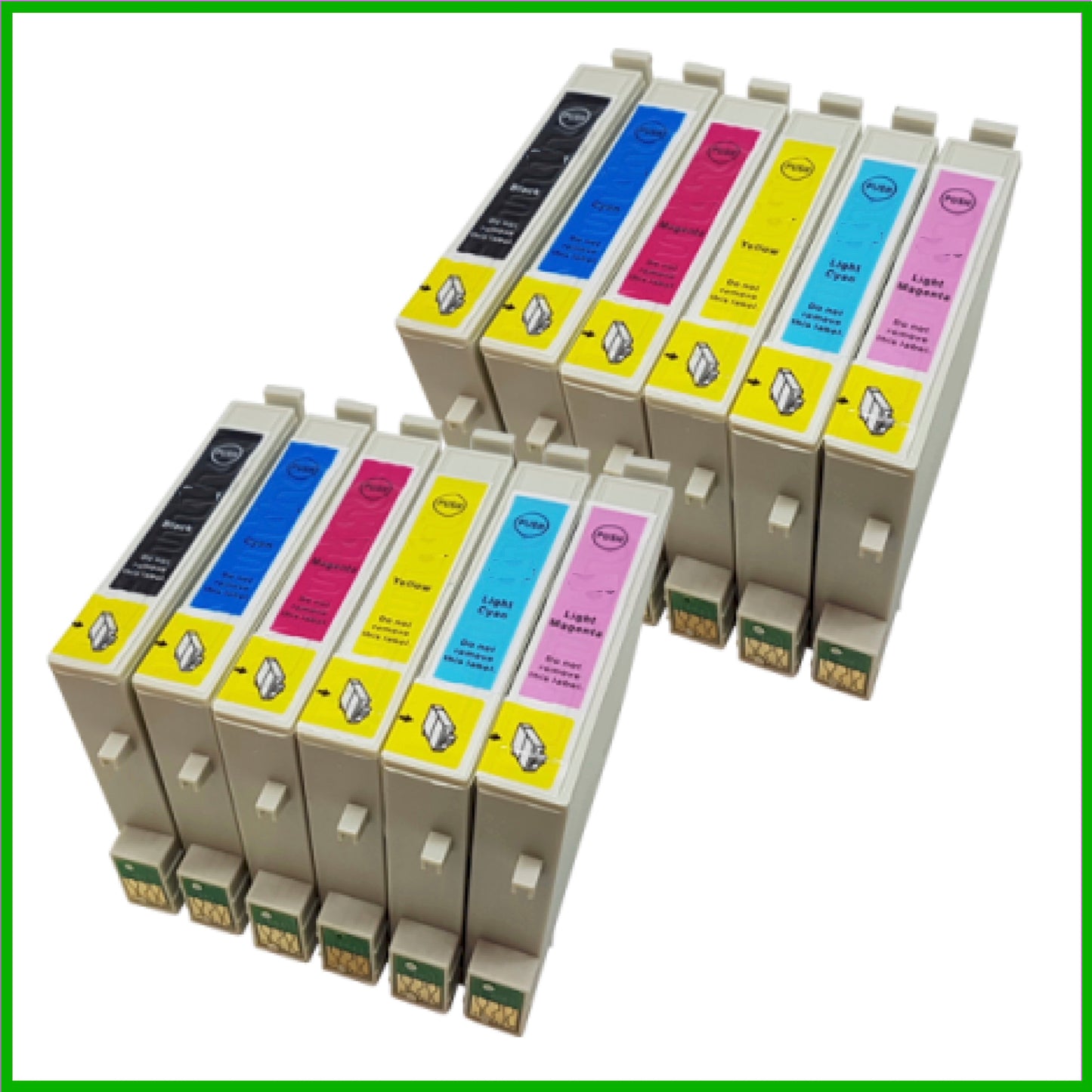 Compatible Epson T0797 Multipack x2 Ink Cartridge (Owl) B/C/M/Y/LC/LM