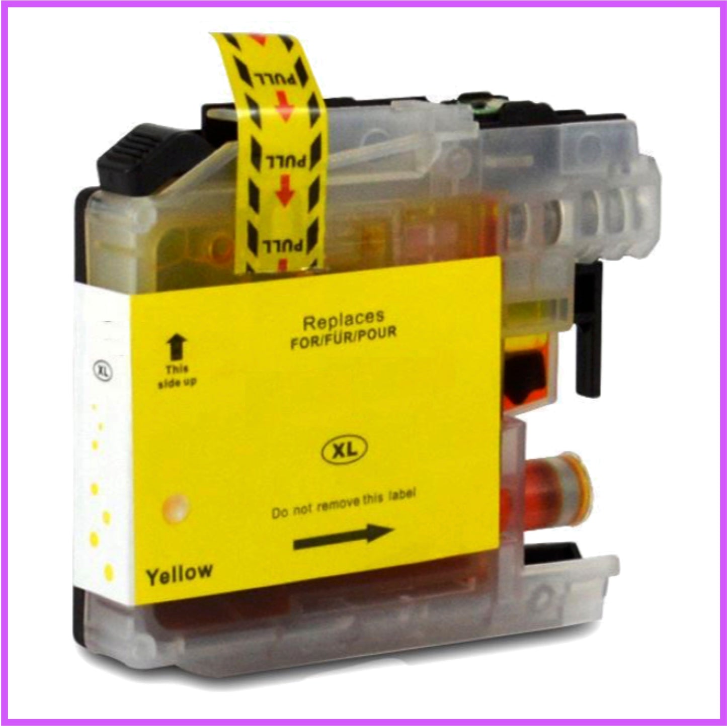 Compatible Brother 225XL Yellow Ink Cartridge (Cups)